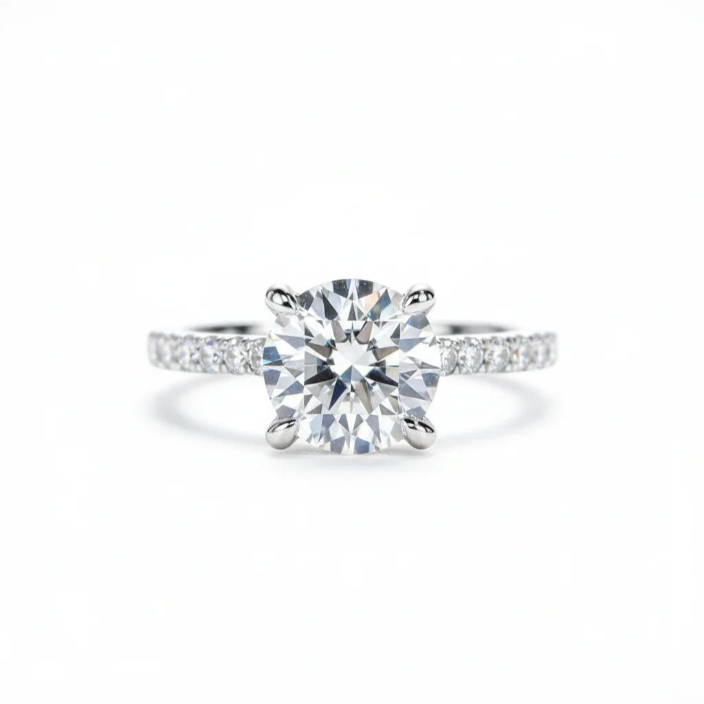 Bague de mariage en moissanite Montréal