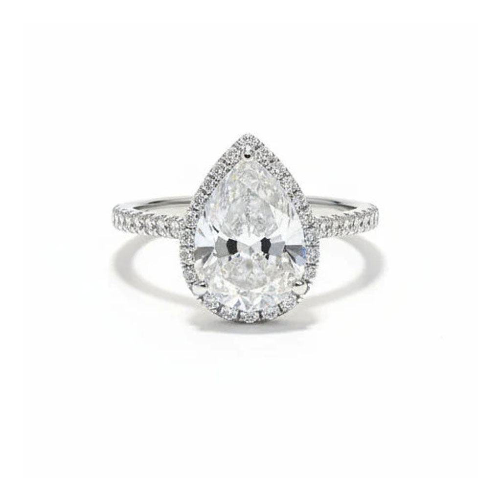 Bague Moissanite Montréal Aurora Ovale